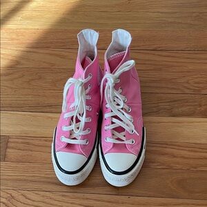 Women's Converse Pink High-Top Sneakers